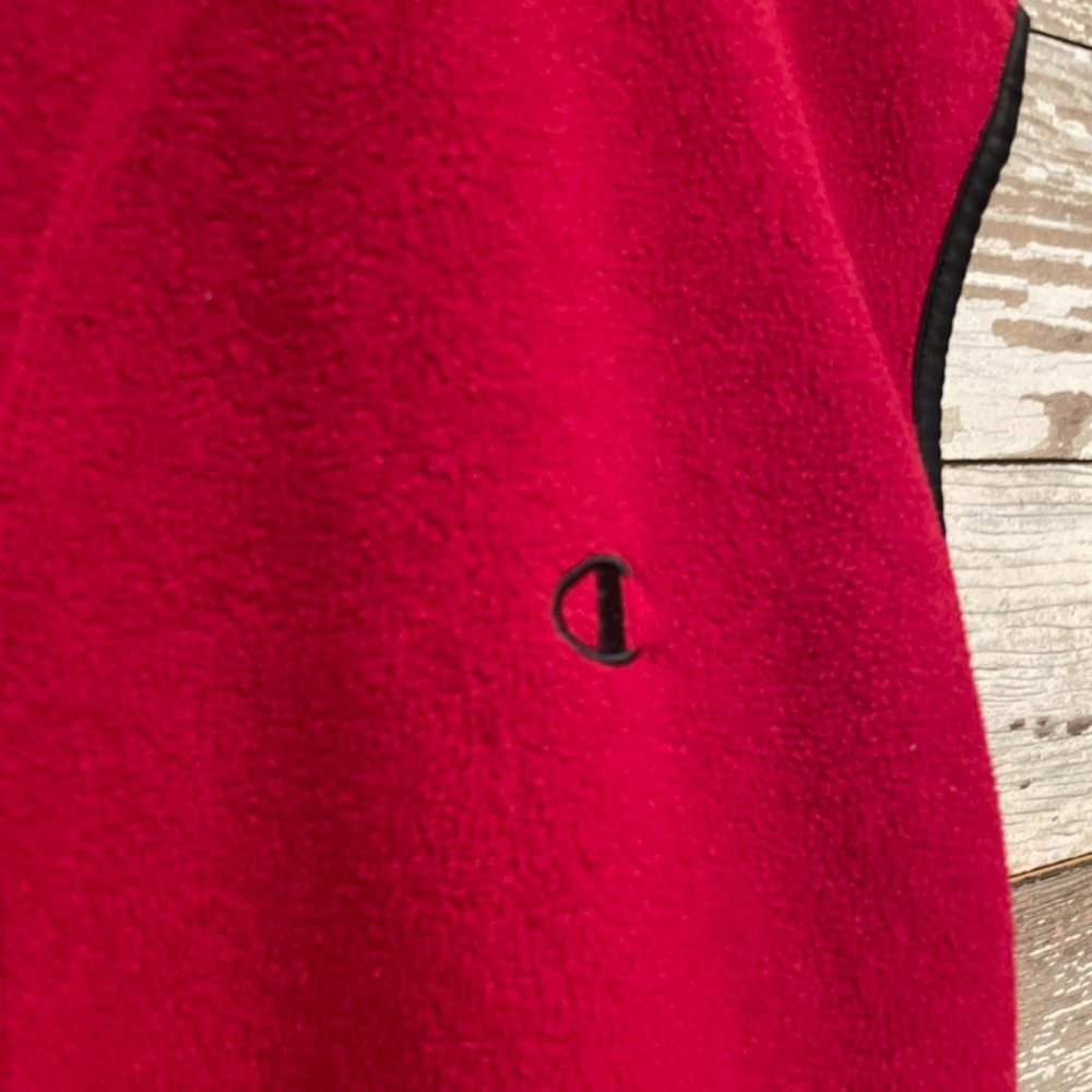 Vintage CHAMPION Fleece Zip Up Vest - Picture 4 of 4